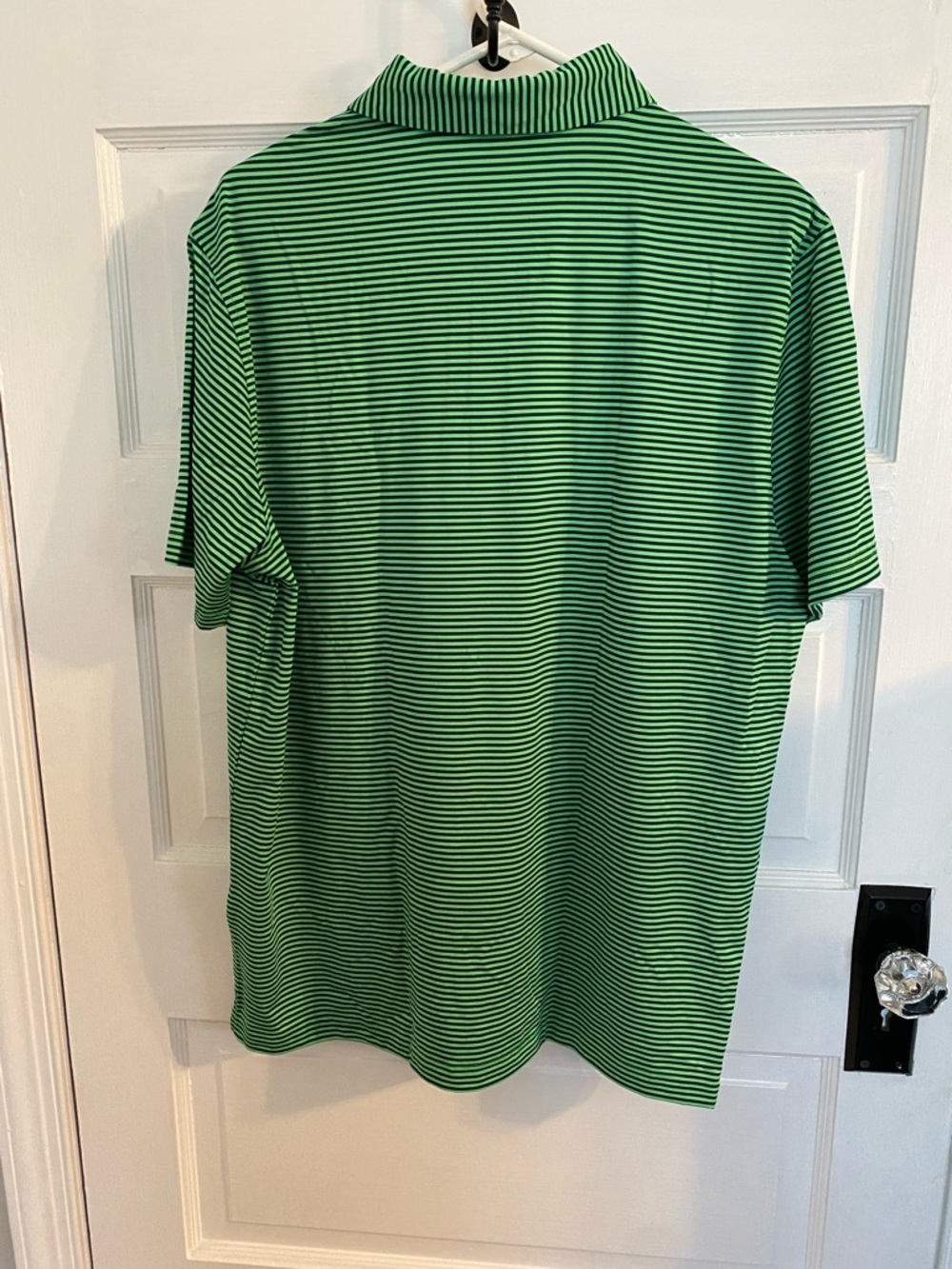 Michael Rouen Blue and Green Performance Polo Golf Shirt NWT - Picture 7 of 7